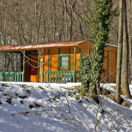 Camping Le P'Tit Bonheur Escaro Exterior foto