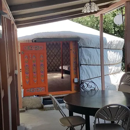 Camping Le P'Tit Bonheur Escaro Exterior foto