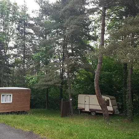 Camping Le P'Tit Bonheur Escaro Exterior foto